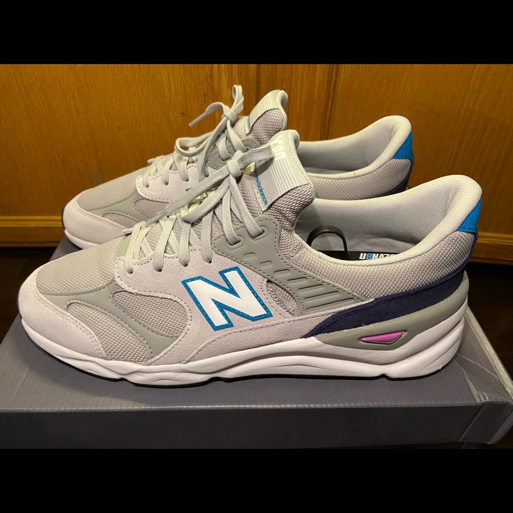 New Balance X 90 Mens Gray Mesh Suede size 13